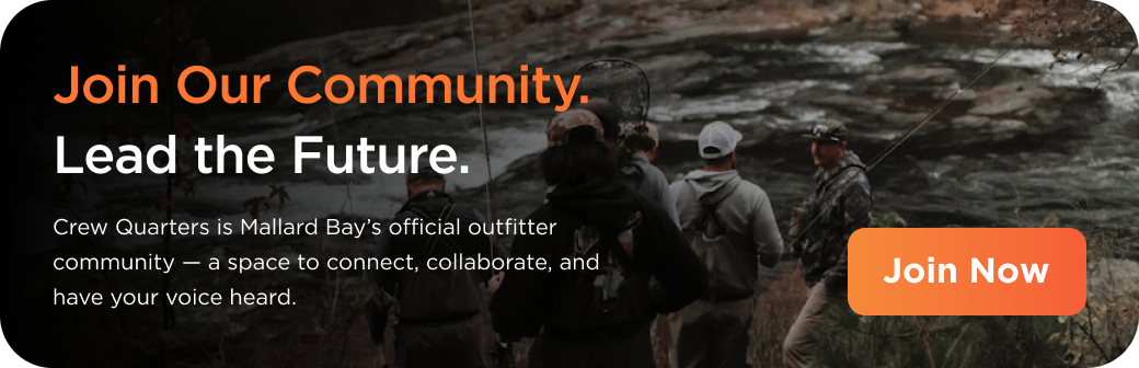 Join Our Community. Lead the Future. — Crew Quarters is Mallard Bay's official outfitter community. Join Now.